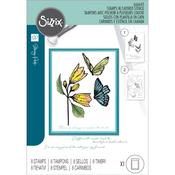 Farfallina Cosmopolitan Stencil and Stamp by Stacey Park - Sizzix