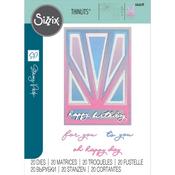 Refined Rays Cosmopolitan Thinlits Dies by Stacey Park - Sizzix