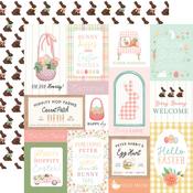 Multi Journaling Cards Paper - Here Comes Easter - Carta Bella