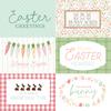 Journaling 6x4 Cards Paper - Here Comes Easter - Carta Bella