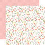 Easter Blooms Paper - Here Comes Easter - Carta Bella