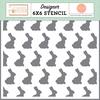 Bunny Love Stencil - Here Comes Easter - Carta Bella