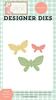 Etched Butterflies Die Set - Here Comes Spring - Carta Bella