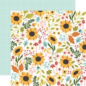 Sunflower Garden Paper - Sunflower Summer - Carta Bella - PRE ORDER