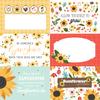 6x4 Journaling Cards Paper - Sunflower Summer - Carta Bella