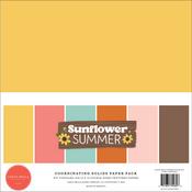 Sunflower Summer Solids Kit - Carta Bella - PRE ORDER