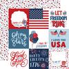 4x4 Journaling Cards Paper - Stars and Stripes Forever - Echo Park