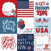4x4 Journaling Cards Paper - Stars and Stripes Forever - Echo Park