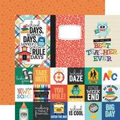 Multi Journaling Cards Paper - Off To School - Echo Park - PRE ORDER