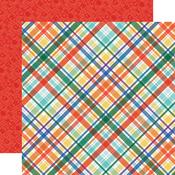 Playground Plaid Paper - Off To School - Echo Park - PRE ORDER