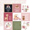 Journaling 4x4 Cards Paper - Special Delivery Baby Girl - Echo Park