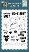 Full Of Joy Stamp Set - Special Delivery Baby Boy - Echo Park