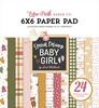 Special Delivery Baby Girl 6x6 Paper Pad - Echo Park