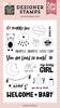 Oh Baby Girl Stamp Set - Special Delivery Baby Girl - Echo Park