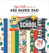 Off To School 6x6 Paper Pad - Echo Park