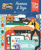 Off To School Frames & Tags - Echo Park - PRE ORDER
