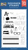 Learning Zone Stamp Set - Off To School - Echo Park - PRE ORDER