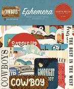 Cowboys Ephemera - Carta Bella - PRE ORDER