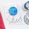 Hooray for Confetti Hot Foil Plate - Catherine Pooler