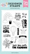 Beautiful And Kind Stamp Set  - My Little Girl - Echo Park