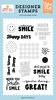 Don't Forget To Smile Stamp Set - Have A Nice Day - Echo Park