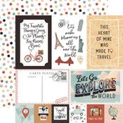 Explore Journaling Cards Paper - Let's Take The Trip - Echo Park
