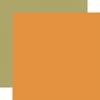 Orange / Green 12x12 Coordinating Solid Paper - Summer Vibes - Echo Park