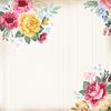 Floral Garden Grid Paper - Bloom - Carta Bella