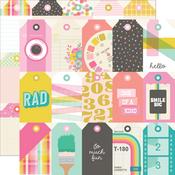 Tag Elements Paper - True Colors - Simple Stories - PRE ORDER