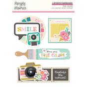 True Colors Layered Chipboard - Simple Stories
