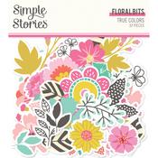 True Colors Floral Bits & Pieces - Simple Stories