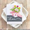 Script Love Word Die - Waffle Flower Crafts