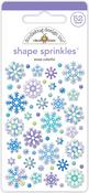 Snow Colorful Shape Sprinkles - Doodlebug