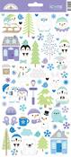 Snow Much Fun Icon Stickers - Doodlebug