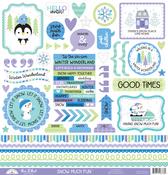 Snow Much Fun This & That Sticker Sheet - Doodlebug