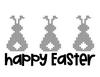 Happy Easter Fabulous Foiling Toner Card Fronts - Picket Fence Studios