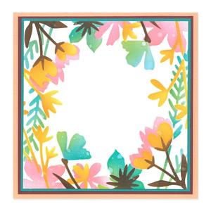 Botanical Border 6x6 Stencils - Sizzix