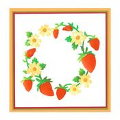 Strawberry Wreath 6x6 Stencils - Sizzix