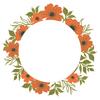 Botanic Wreath Clear Stamps - Sizzix