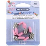 Large With Plastic Tips - Beadalon Bead Stopper 4/Pkg