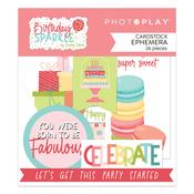 Birthday Sparkle Ephemera - Photoplay