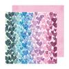 Stamped Hearts Paper - Dreamer - American Crafts