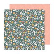 Bunnies Paper - Sunny Blooms - Pebbles Inc.
