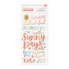 Sunny Blooms Phrase Foam Thickers - Pebbles Inc.