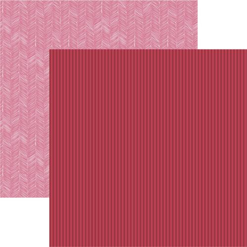 Be My Valentine - With Love - 12x12 Scrapbook Paper by Reminisce - 5 Sheets