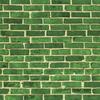 Green Brick Wall Paper - Irish Kiss - Reminisce