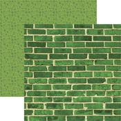 Green Brick Wall Paper - Irish Kiss - Reminisce