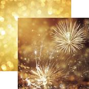 Gold Fireworks Paper - New Year Celebration - Reminisce