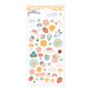 Sunny Blooms Puffy Icon Stickers - Pebbles Inc.