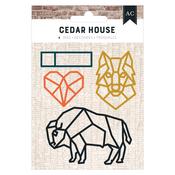 Cedar House Metal Die Set - American Crafts
